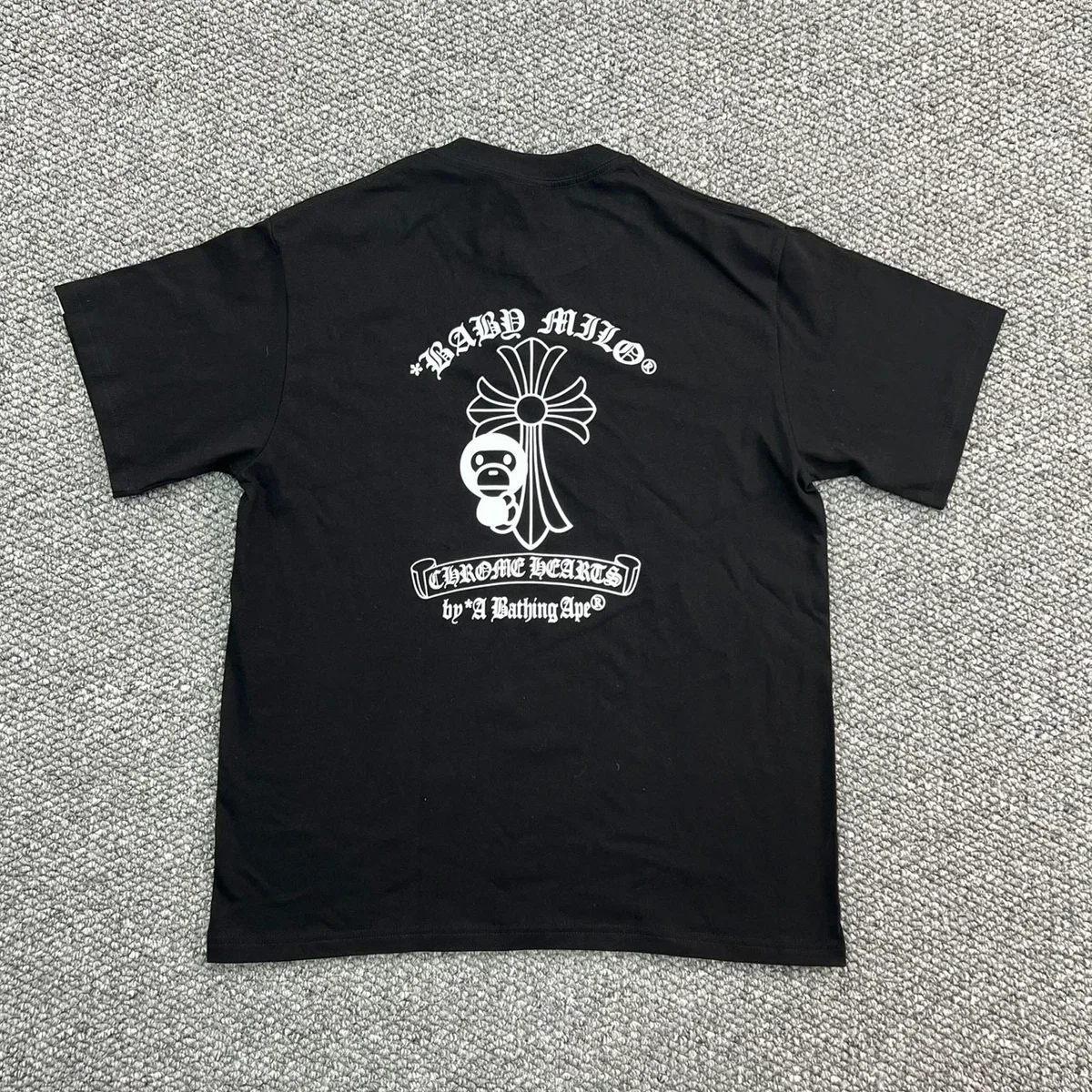 Bape X Chrome Hearts T-Shirt Black Bape X Chrome Hearts T-Shirt Black