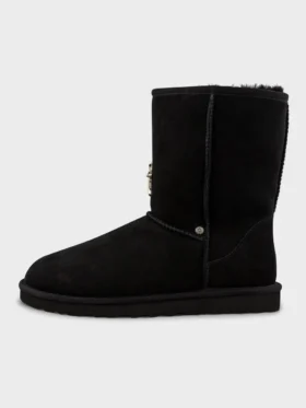 Black Chrome Heart Uggs
