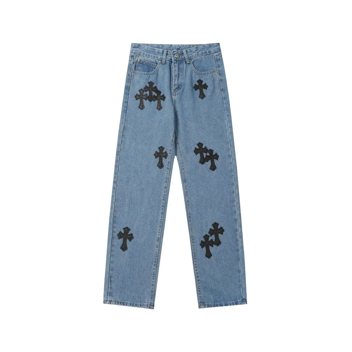 Blue Chrome Hearts Jeans Blue Chrome Hearts Jeans