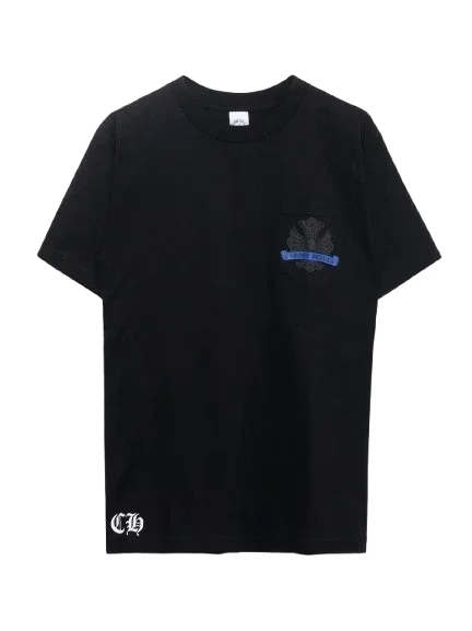 Blue Horseshoe T-Shirt Chrome Hearts Blue Horseshoe T-Shirt Chrome Hearts
