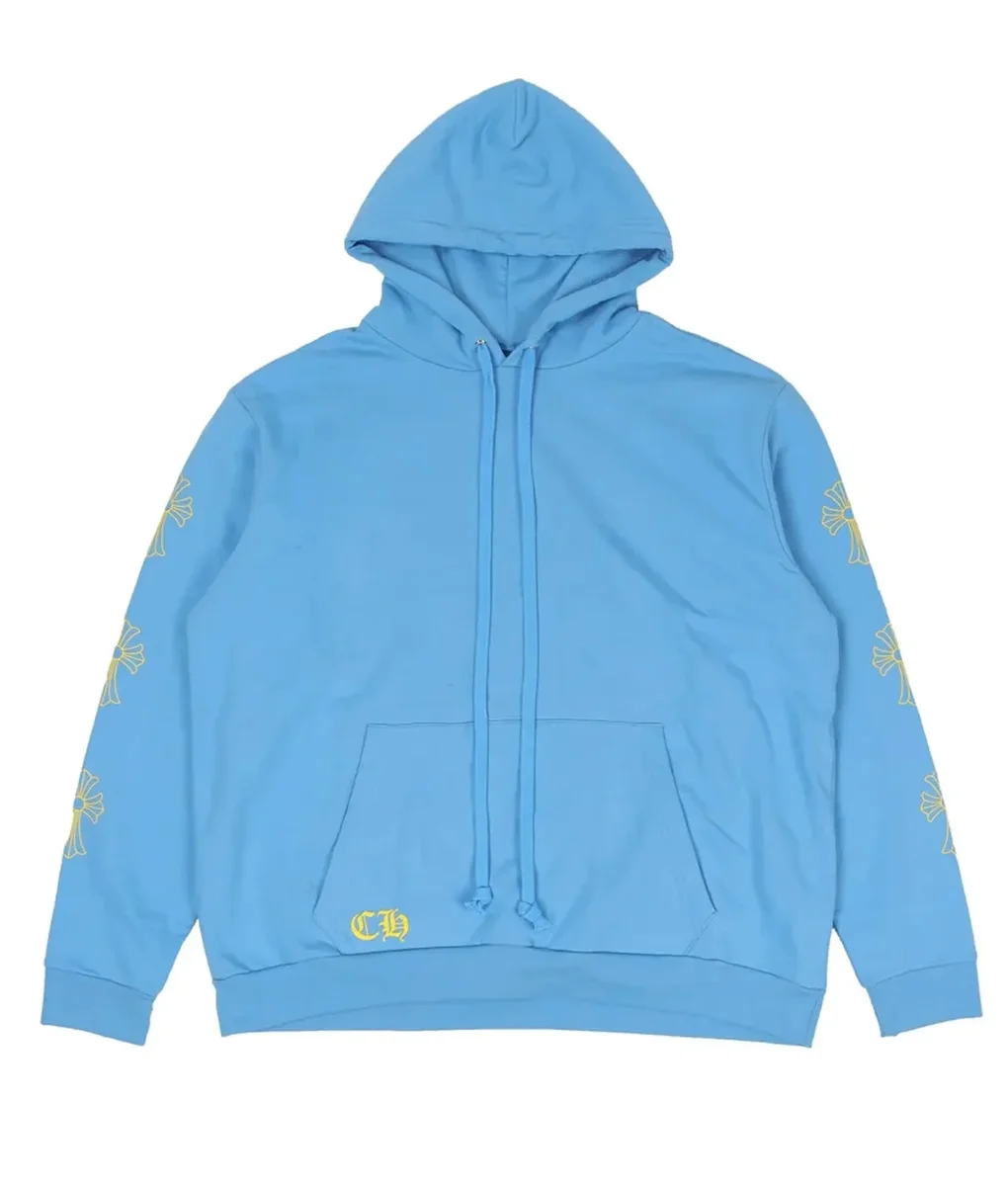 Blue Sanskrit Chrome Hearts Hoodie Blue Sanskrit Chrome Hearts Hoodie
