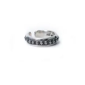 Ch Plus Pyramid Open Band Ring