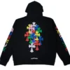 Ch Script Multicolor Cross Cemetery Zip up Hoodie Ch Script Multicolor Cross Cemetery Zip up Hoodie