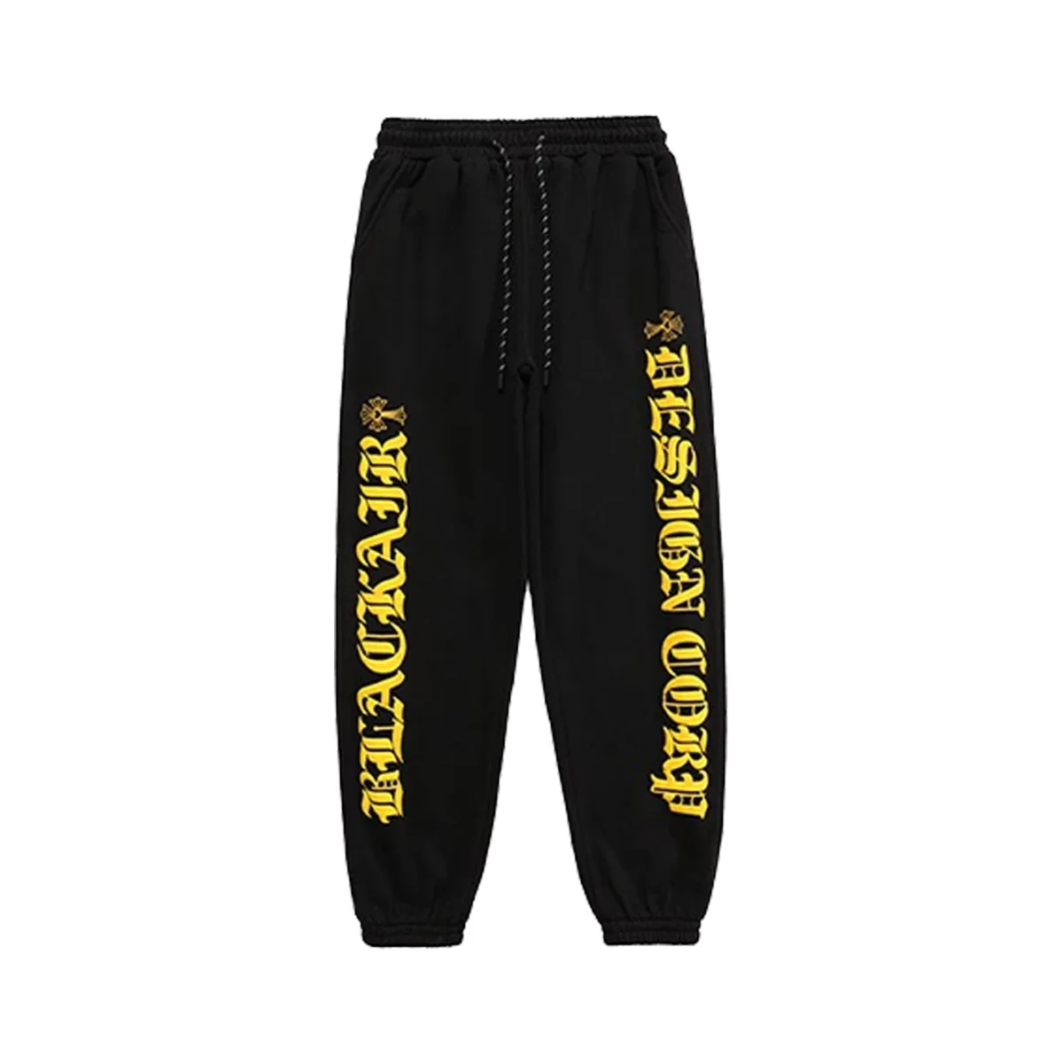 Chrome Heart Arrival Autumn Spring Letter Foaming Sweatpants Chrome Heart Arrival Autumn Spring Letter Foaming Sweatpants