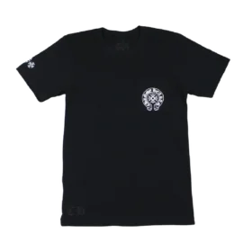 Chrome Heart Multi Colored Horseshoe Straight Cross T-Shirt
