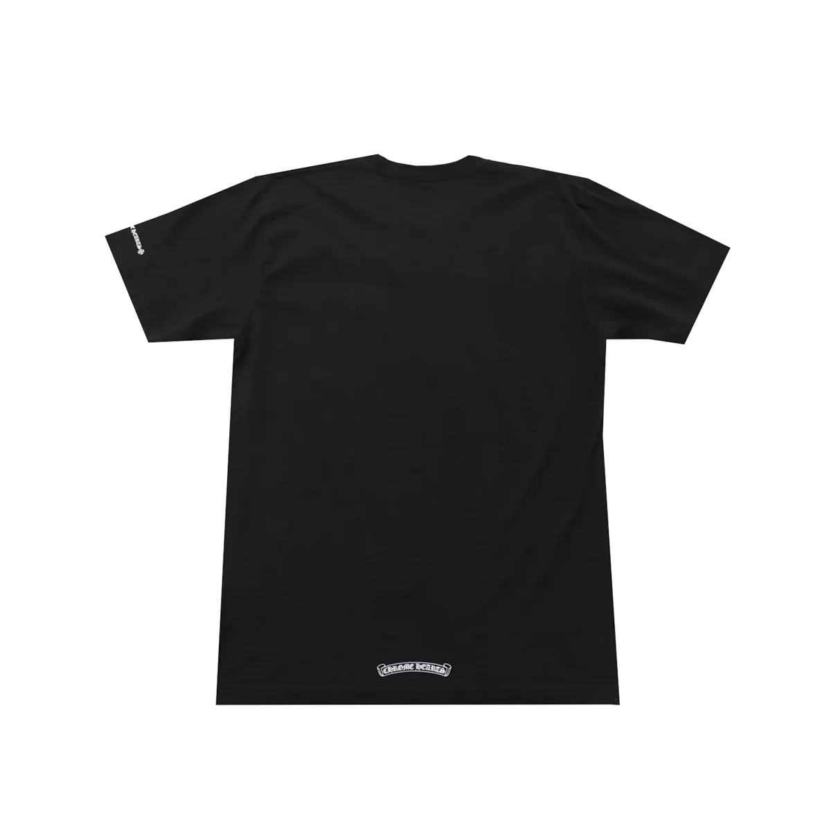 Chrome Heart Neck Letters Short Sleeve T Shirt Chrome Heart Neck Letters Short Sleeve T Shirt