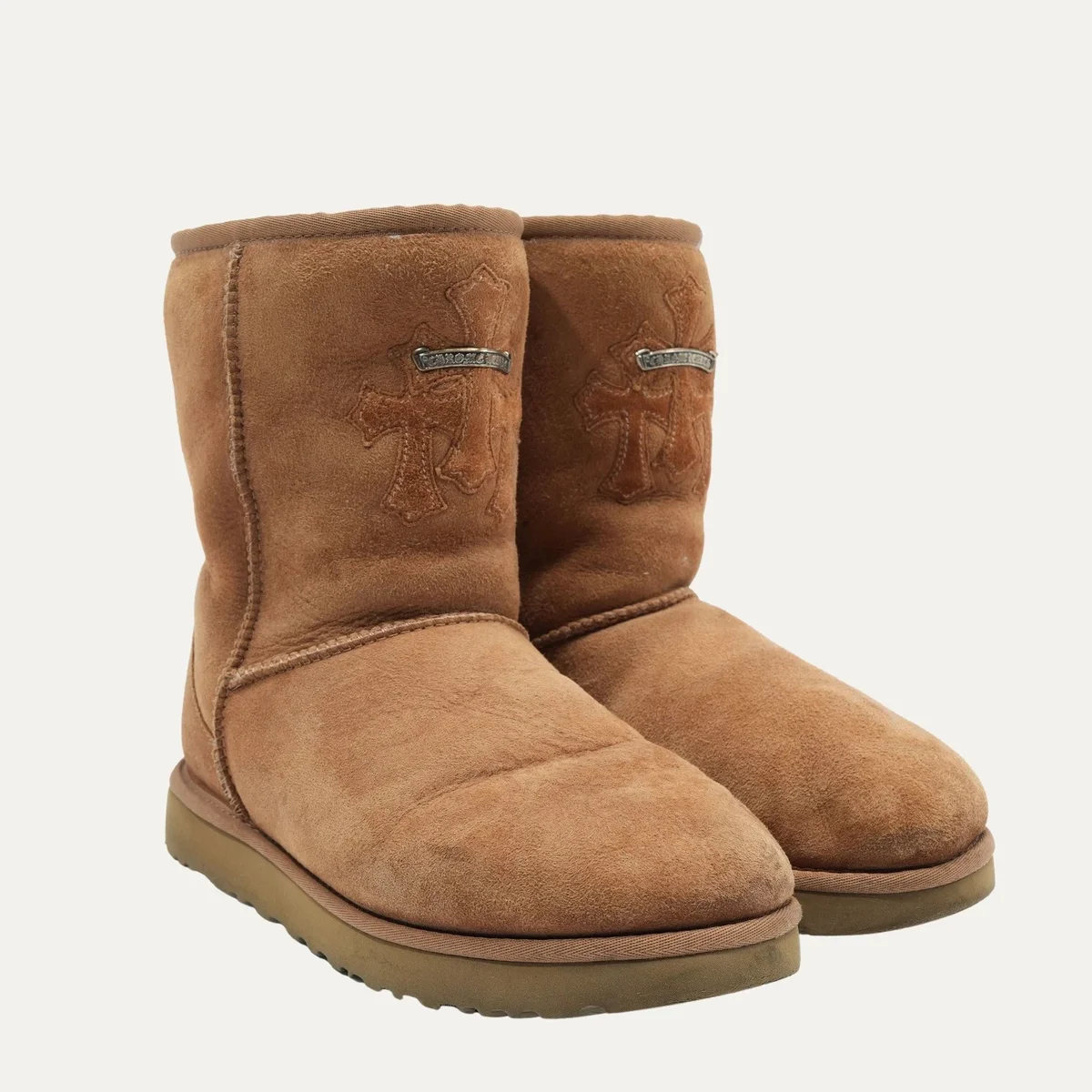 Chrome Heart Ugg Boots Brown Chrome Heart Ugg Boots Brown