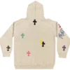 Chrome Hearts 1 of 1 Matty Boy Cross Hoodie ‘Grey/Multicolor’ Chrome Hearts 1 of 1 Matty Boy Cross Hoodie ‘Grey/Multicolor’