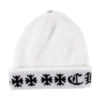 Chrome Hearts Big Daddy Cashmere Beanie – White Chrome Hearts Big Daddy Cashmere Beanie – White