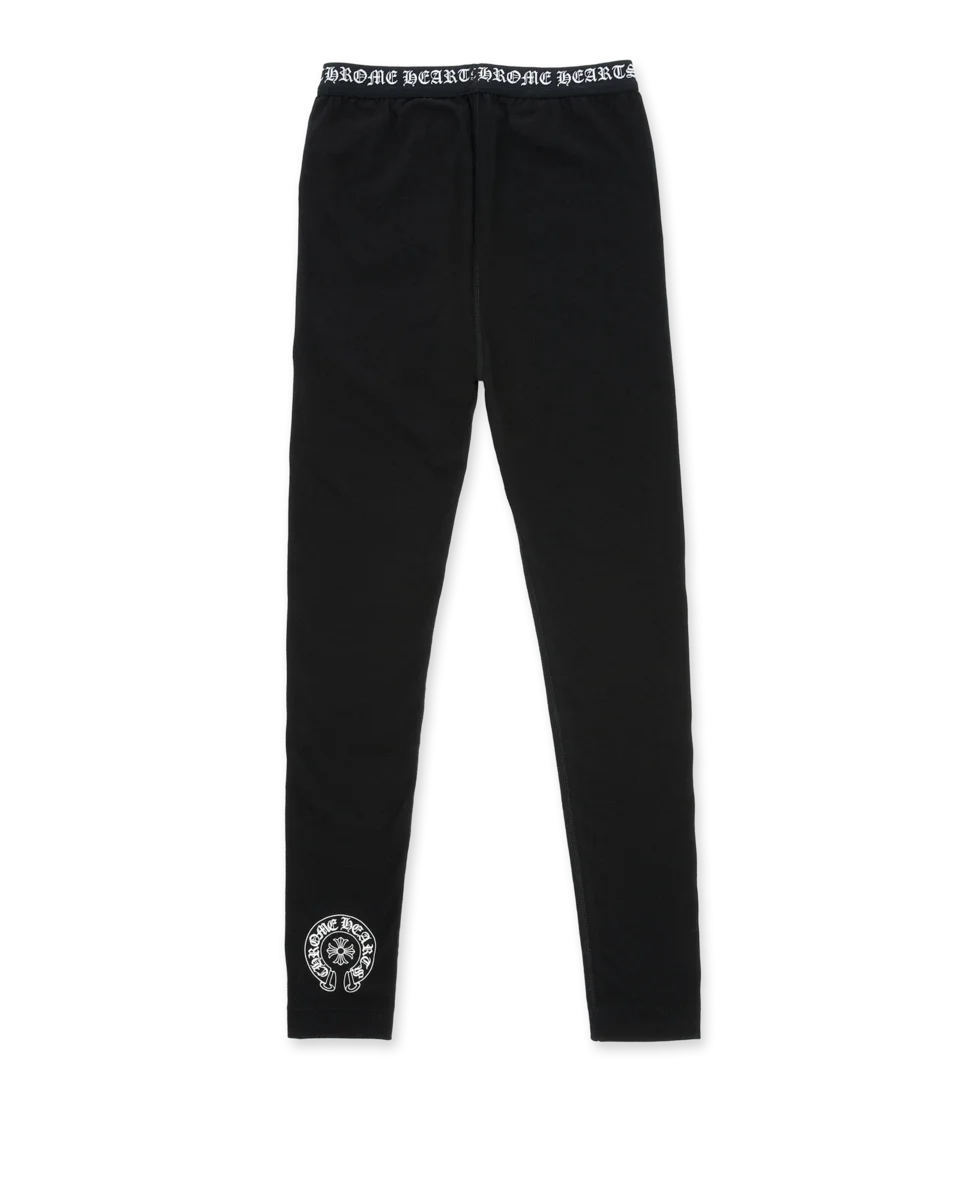 Chrome Hearts Black Cotton Leggings Chrome Hearts Black Cotton Leggings