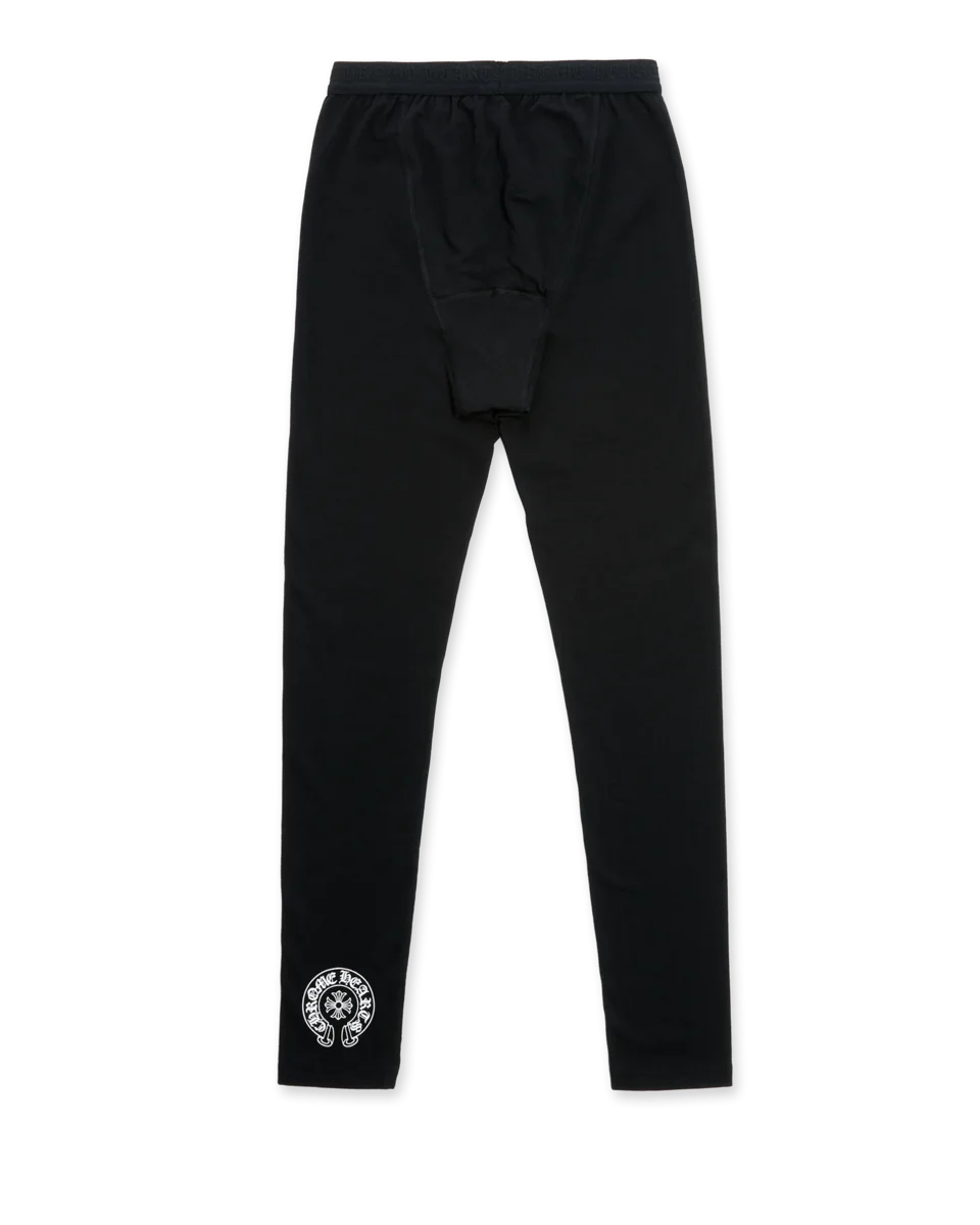 Chrome Hearts Black Cotton Long Johns Leggings Chrome Hearts Black Cotton Long Johns Leggings