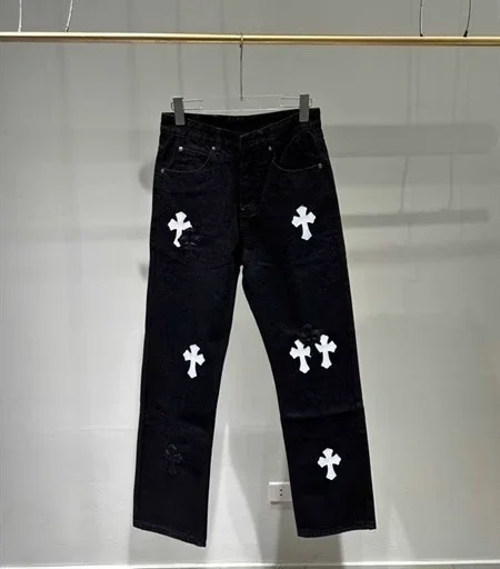 Chrome Hearts Black White Label Jeans Chrome Hearts Black White Label Jeans