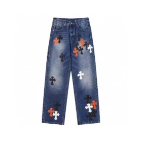 Chrome Hearts Blue Cross Denim Jeans Chrome Hearts Blue Cross Denim Jeans