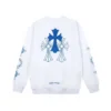 Chrome Hearts Blue Logo Crewneck Sweatshirt Chrome Hearts Blue Logo Crewneck Sweatshirt