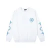 Chrome Hearts Blue Logo Crewneck Sweatshirt Chrome Hearts Blue Logo Crewneck Sweatshirt
