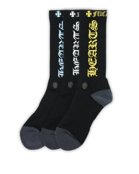Chrome Hearts Blue, White & Yellow Socks Chrome Hearts Blue, White & Yellow Socks