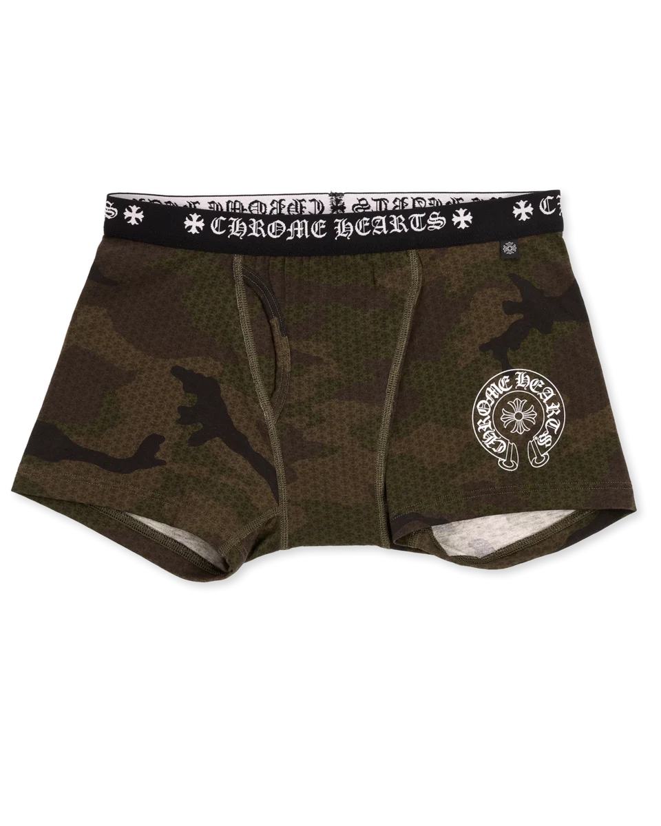 Chrome Hearts Camo Plus Print Cotton Boxer Brief Chrome Hearts Camo Plus Print Cotton Boxer Brief