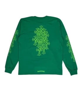 Chrome Hearts Cemetery Cross Long Sleeve T-Shirt Chrome Hearts Cemetery Cross Long Sleeve T-Shirt