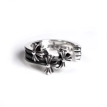 Chrome Hearts Cemetery Hoop Ring Chrome Hearts Cemetery Hoop Ring