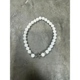 Chrome Hearts Cemetery White Beaded Bracelet