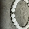 Chrome Hearts Cemetery White Beaded Bracelet Chrome Hearts Cemetery White Beaded Bracelet