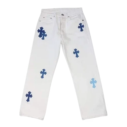 Chrome Hearts Cross Patch Jeans Chrome Hearts Cross Patch Jeans