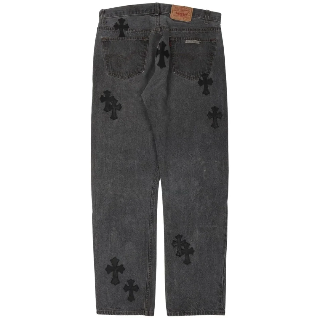 Chrome Hearts Denim Black Washed Jeans Chrome Hearts Denim Black Washed Jeans
