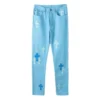 Chrome Hearts Denim Light Blue Jeans