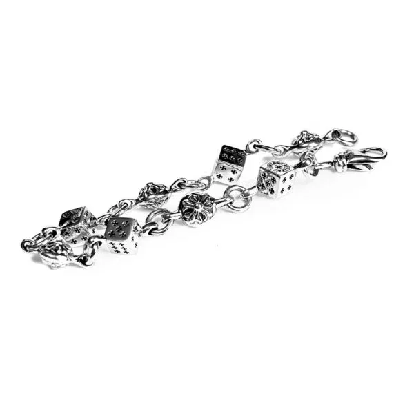 Chrome Hearts Dice and Crossball Bracelet Chrome Hearts Dice and Crossball Bracelet
