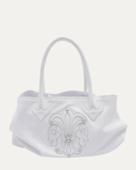 Chrome Hearts Embellished Fleur Patch Tote Bag