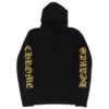 Chrome Hearts Embroidered Cashmere Hoodie Black Chrome Hearts Embroidered Cashmere Hoodie Black