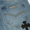 Chrome Hearts Flairny Cemetery Cloth Denim Pants Chrome Hearts Flairny Cemetery Cloth Denim Pants