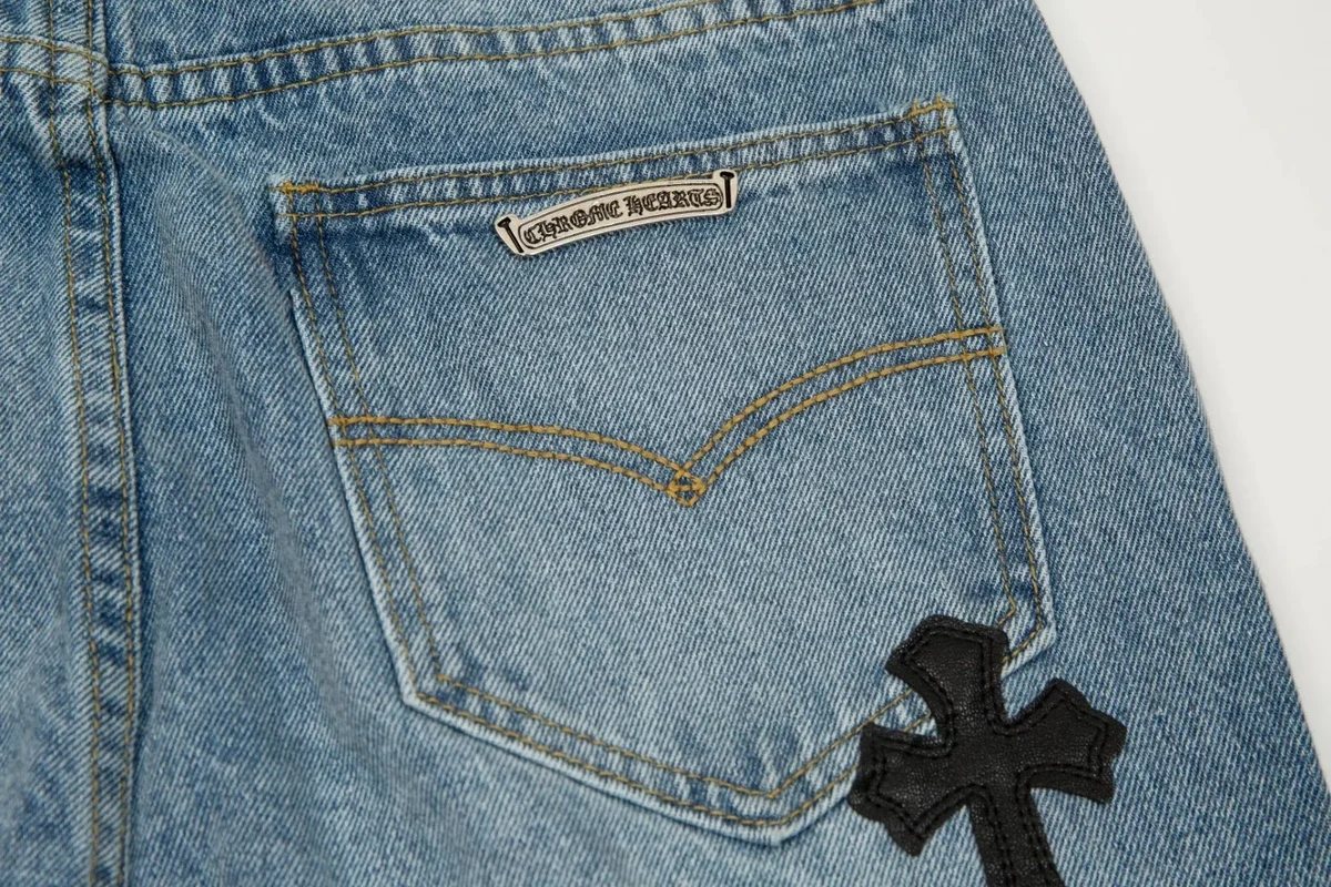 Chrome Hearts Flairny Cemetery Cloth Denim Pants Chrome Hearts Flairny Cemetery Cloth Denim Pants