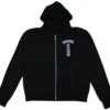 Chrome Hearts Floral Logo Zip up Hoodie Black Size Large Chrome Hearts Floral Logo Zip up Hoodie Black Size Large