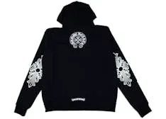 Chrome Hearts Floral Logo Zip up Hoodie Black Size Large Chrome Hearts Floral Logo Zip up Hoodie Black Size Large