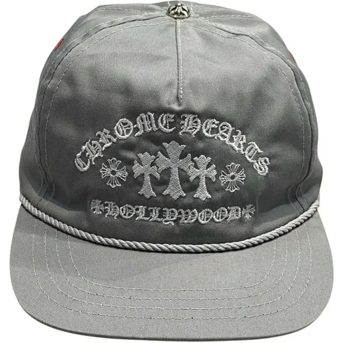 Chrome Hearts Gas Station 5 Panel Hat Grey Chrome Hearts Gas Station 5 Panel Hat Grey