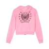 Chrome Hearts Girls Zip up Pink Hoodie Chrome Hearts Girls Zip up Pink Hoodie