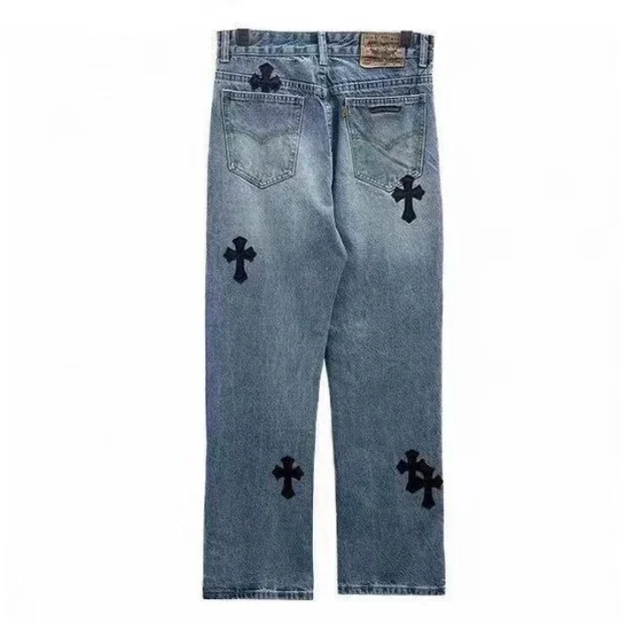 Chrome Hearts Graffiti Red Lips Jeans Chrome Hearts Graffiti Red Lips Jeans