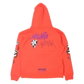 Chrome Hearts Hearts Matty Boy Brain Hoodie Red