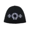 Chrome Hearts Horseshoe Skull Cap Beanie – Black Chrome Hearts Horseshoe Skull Cap Beanie – Black