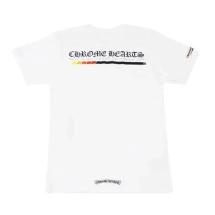 Chrome Hearts Horseshoe Straight Cross T-Shirt Chrome Hearts Horseshoe Straight Cross T-Shirt