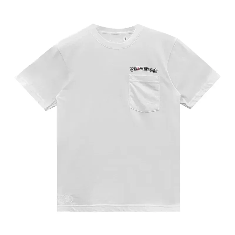 Chrome Hearts Las Vegas Rolling Stones Pocket White Shirt Chrome Hearts Las Vegas Rolling Stones Pocket White Shirt