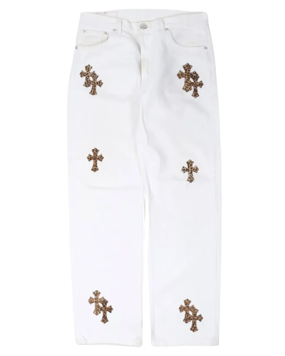 Chrome Hearts Levi’s Leopard Cross Patch Jeans Chrome Hearts Levi’s Leopard Cross Patch Jeans