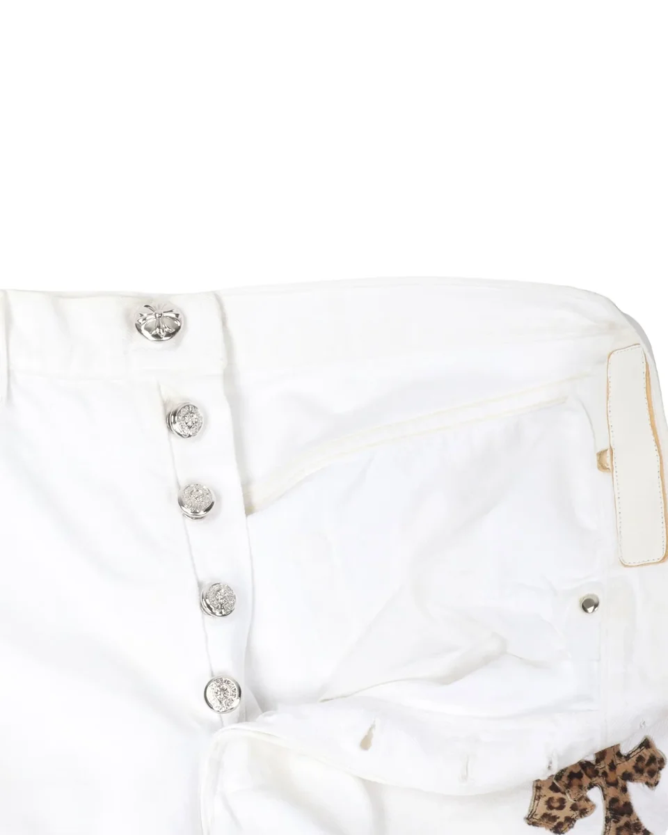 Chrome Hearts Levi’s Leopard Cross Patch Jeans Chrome Hearts Levi’s Leopard Cross Patch Jeans