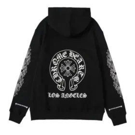 Chrome Hearts Los Angeles Zip-Up Hoodie Black