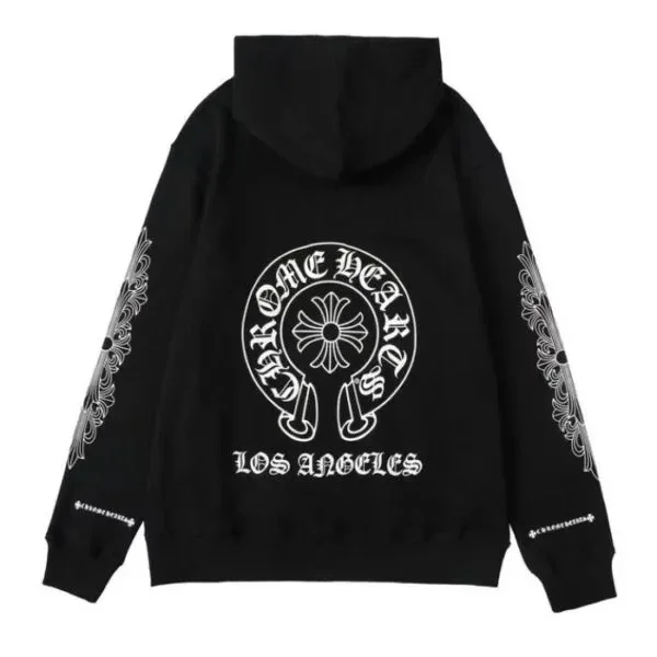Chrome Hearts Los Angeles Zip-Up Hoodie Black Chrome Hearts Los Angeles Zip-Up Hoodie Black