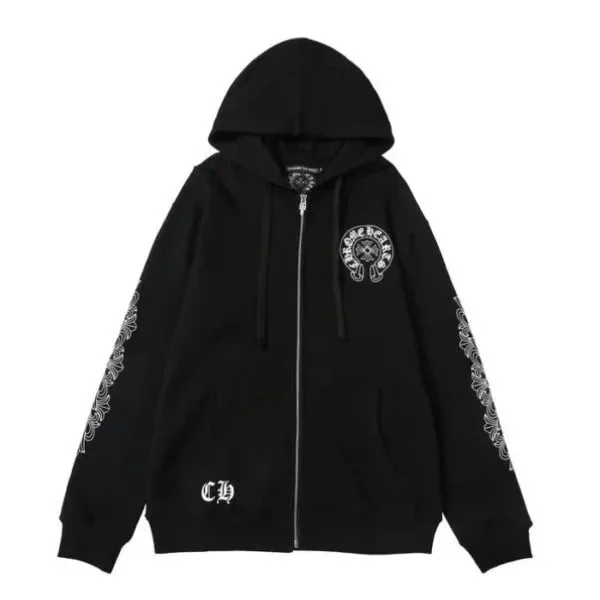 Chrome Hearts Los Angeles Zip-Up Hoodie Black Chrome Hearts Los Angeles Zip-Up Hoodie Black