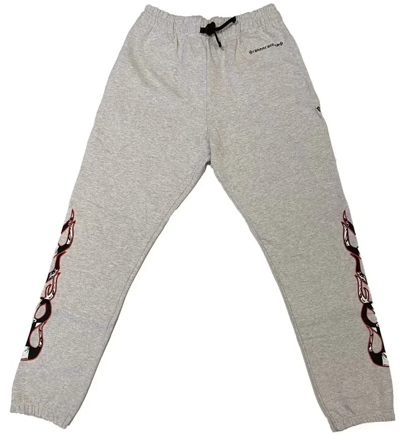 Chrome Hearts Matty Boy Brain Sweatpants Heather Grey Chrome Hearts Matty Boy Brain Sweatpants Heather Grey