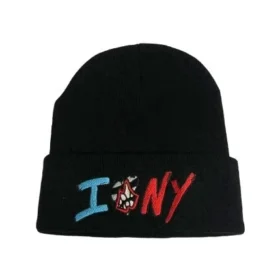 Chrome Hearts Matty Boy Sex Records I Love Ny Beanie – Black