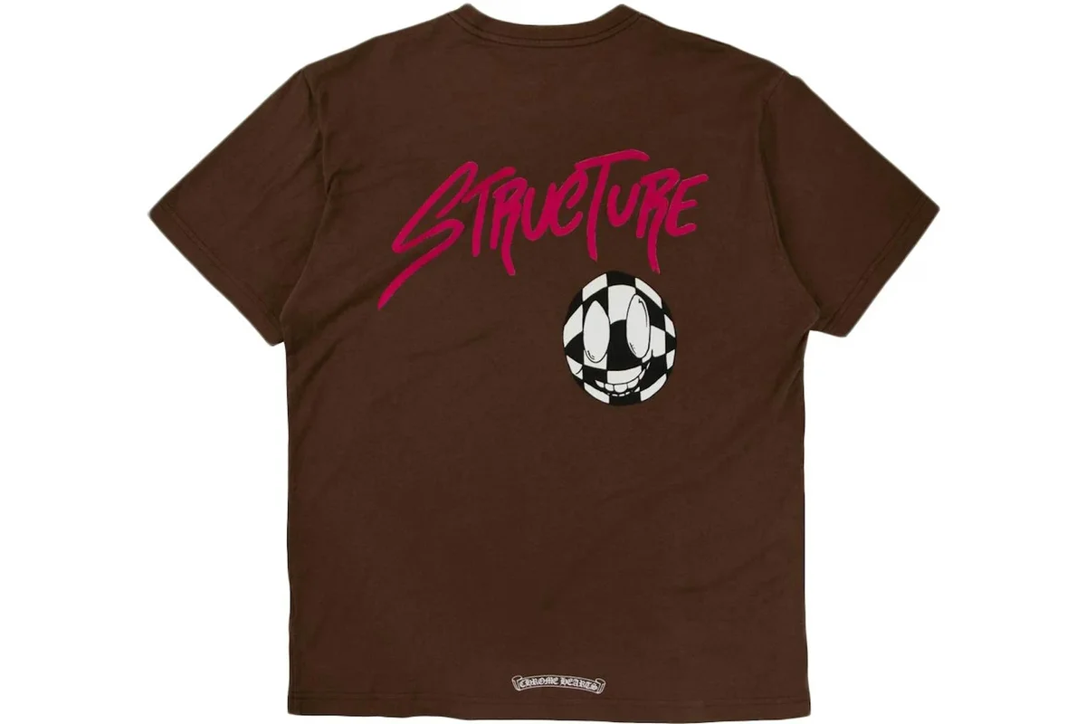 Chrome Hearts Matty Boy Structure T-Shirt Brown Chrome Hearts Matty Boy Structure T-Shirt Brown